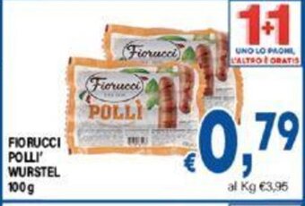 DEM FIORUCCI POLLI' WURSTEL 100g offerta