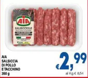 DEM AIA SALSICCIA DI POLLO E TACCHINO 350 g offerta