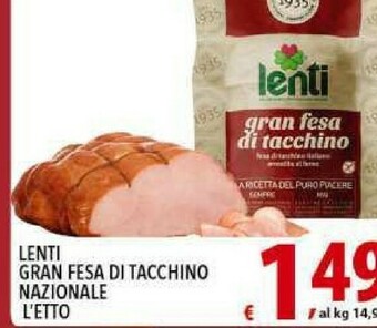 Iper Triscount Fesa di tacchino offerta