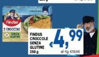 DEM FINDUS CROCCOLE SENZA GLUTINE 250 g offerta
