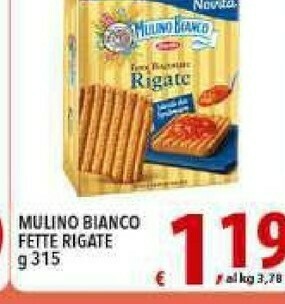 Gros Mulino Bianco Fette biscottate offerta