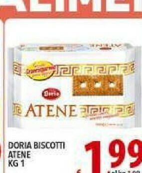 Iper Triscount Doria Biscotti offerta