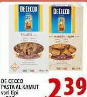Iper Triscount De Cecco Pasta di semola offerta