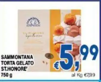 DEM SAMMONTANA TORTA GELATO ST.HONORE' 750g offerta