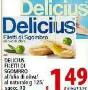 Iper Triscount Delicius Filetti di sgombro offerta
