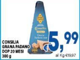 DEM CONSILIA GRANA PADANO DOP 20 MESI 300g offerta