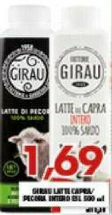Gros Girau Formaggio di capra offerta