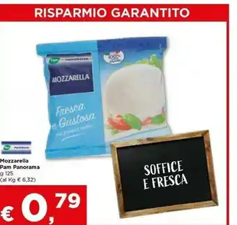 Metà Pam Panorama Mozzarella offerta