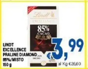 DEM UNDT EXCELLENCE PRALINE DIAMOND 85%/MISTO 150g offerta