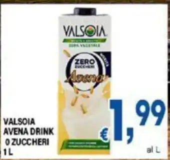 DEM VALSOIA AVENA DRINK O ZUCCHERI 1 L offerta