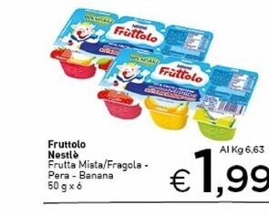 Crai Nestlè fruttolo offerta