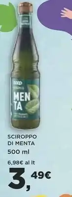 Coop sciroppo di menta