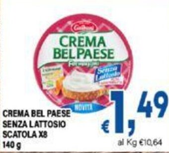 DEM CREMA BEL PAESE SENZA LATTOSIO SCATOLA X8 140 g offerta