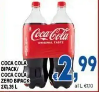 DEM COCA COLA BIPACK/ COCA COLA ZERO BIPACK 2X1,35 L offerta