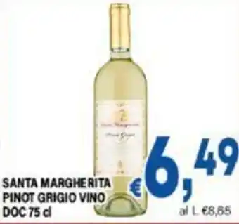 DEM SANTA MARGHERITA PINOT GRIGIO VINO DOC 75 CL offerta