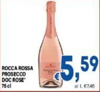 DEM ROCCA ROSSA PROSECCO DOC ROSE' 75 CL offerta