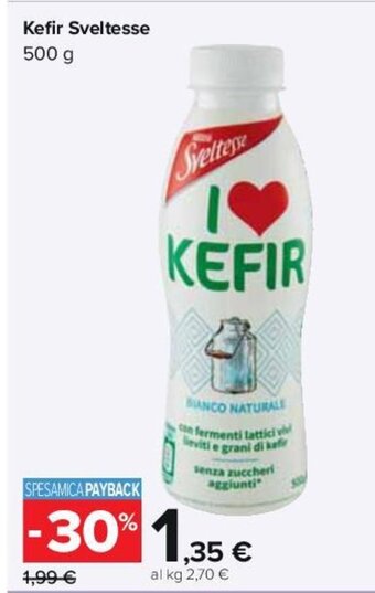 Carrefour Kefir Sveltesse 500 g offerta
