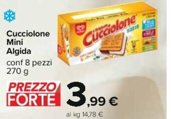 Carrefour Cucciolone Mini Algida conf 8 pezzi 270 g offerta