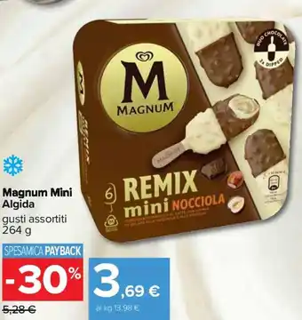 Carrefour Magnum Mini Algida gusti assortiti 264 g offerta