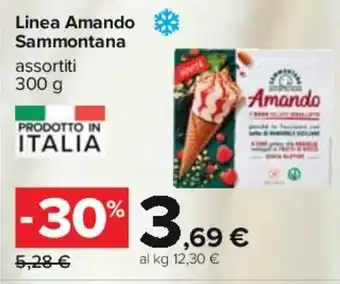Carrefour Linea Amando Sammontana assortiti 300 g offerta