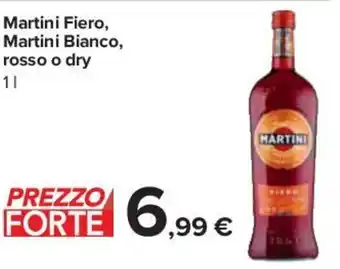 Carrefour Martini Fiero, Martini Bianco, rosso o dry 1 l offerta