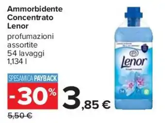Carrefour Ammorbidente Concentrato Lenor profumazioni assortite 54 lavaggi 1,134 l offerta