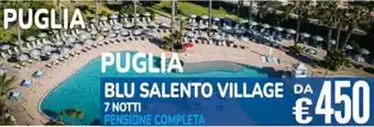 Carrefour BLU SALENTO VILLAGE DA 7 NOTTI offerta