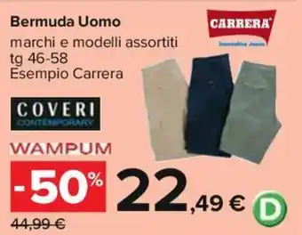 Carrefour Bermuda Uomo 46-58 offerta