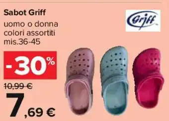 Carrefour Sabot Griff 36-45 offerta