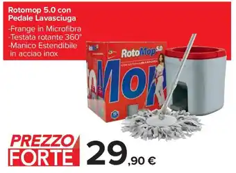 Carrefour Rotomop 5.0 con Pedale Lavasciuga offerta