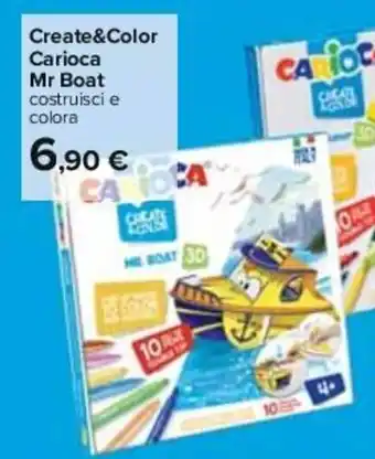 Create&Color Carioca Mr Boat costruisci e colora