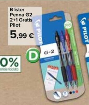 Blister Penna G2 2+1 Gratis Pilot