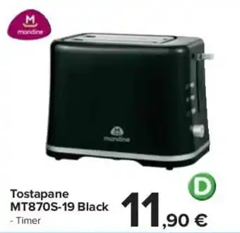 Carrefour Tostapane MT870-19 Black offerta