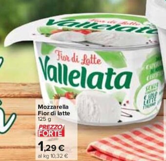 Carrefour Mozzarella Fior di latte 125 g offerta