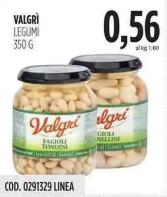 Carico Cash & Carry Valgri Legumi 350g offerta