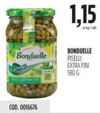 Carico Cash & Carry Bonduelle Piselli 580g offerta