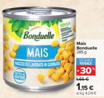 Carrefour Mais Bonduelle 285 g offerta