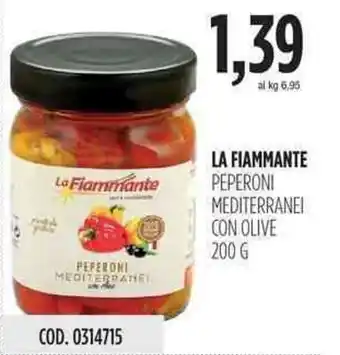 Carico Cash & Carry La Fiammante Peperoni Mediterranei 200g offerta