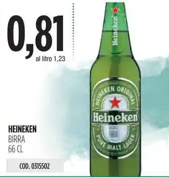 Carico Cash & Carry Heineken Birra 66cl offerta