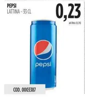 Carico Cash & Carry Pepsi 33cl offerta