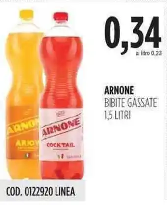 Carico Cash & Carry Arnone Bibite Gassate 1,5lt. offerta