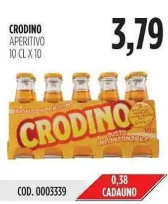 Carico Cash & Carry Crodino Aperitivo 10cl x 10 offerta