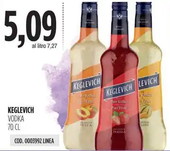 Carico Cash & Carry Keglevich Vodka 70cl offerta