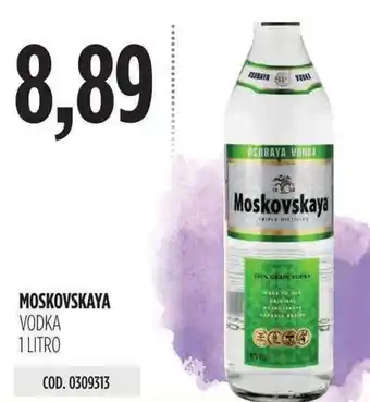 Carico Cash & Carry Moskovskaya Vodka 1 litro offerta