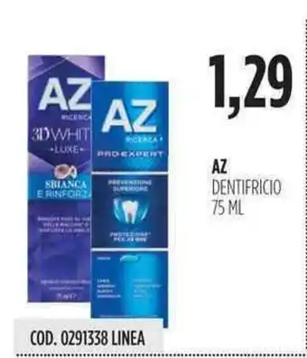 Carico Cash & Carry AZ Dentifricio 75ml offerta