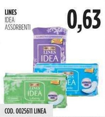 Carico Cash & Carry Lines Idea Assorbenti offerta