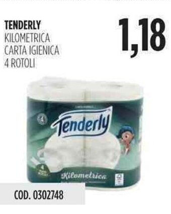 Carico Cash & Carry Tenderly Kilometrica Carta Igienica 4 rotoli offerta