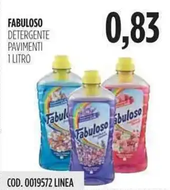 Fabuloso Detergente Pavimenti 1 litro