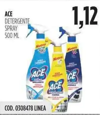 Carico Cash & Carry Ace Detergente Spray 500ml offerta