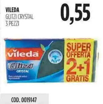 Carico Cash & Carry Vileda Glitzi Crystal 3 pezzi offerta